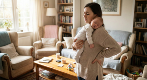 Hình ảnh minh hoạ : Phụ nữ sau sinh bị đau lưng