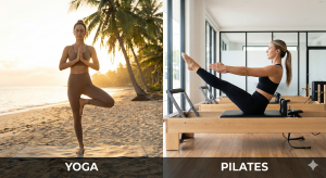 So sánh sự khác biệt giữa tập Yoga và Pilates Reformer